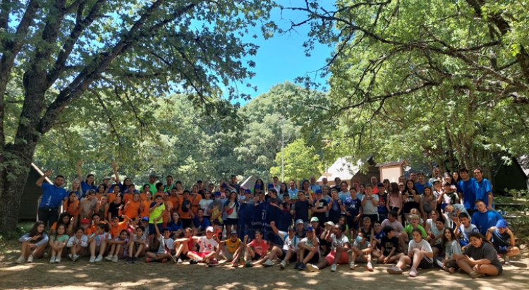 Unos 200 escolares de Educación Primaria participan en un campamento en El Piélago