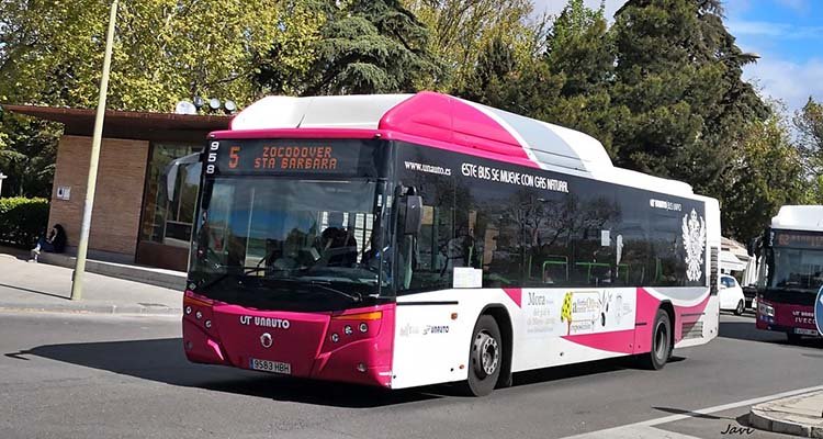 El lunes 23 será efectiva la reducción en los abonos de los autobuses urbanos de Toledo