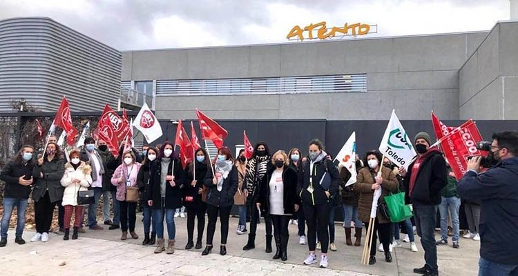 Nueva jornada de huelga en Atento Toledo y Comdata Talavera