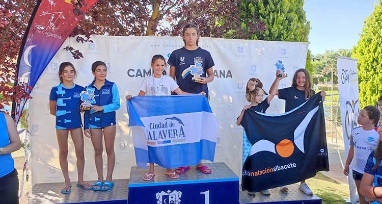 La chicas del EC Ciudad de Talavera lograron la primera posición en el Regional de natación.