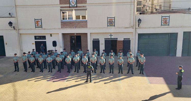 La Comandancia de la Guardia Civil de Toledo incorpora 43 guardias alumnos en prácticas