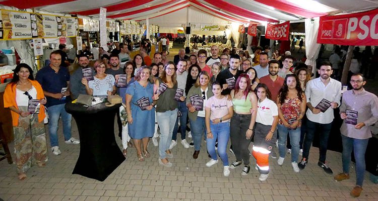 El PSOE arropa a sus Juventudes en Talavera por trabajar por unas ferias seguras