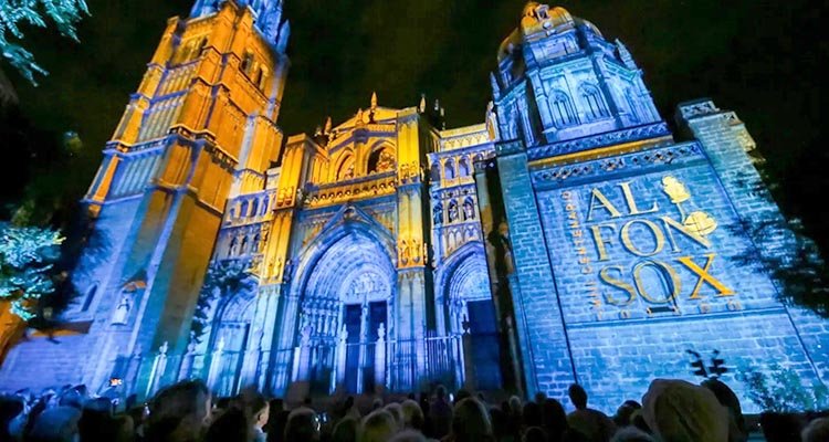 Exitosos primeros pases del Luz Toledo en homenaje a Alfonso X