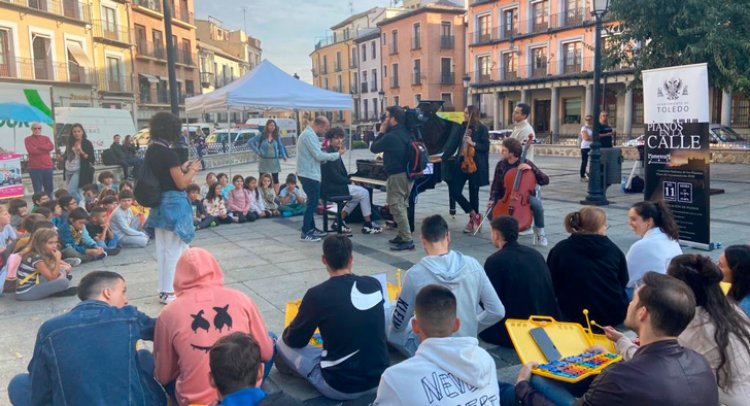 Seis pianos abiertos al público y al aire conquistan Toledo este martes