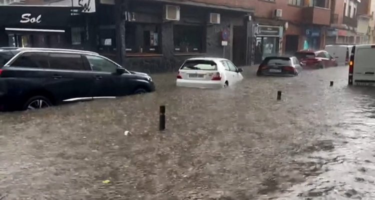 Una tormenta causa inundaciones y accidentes en Illescas