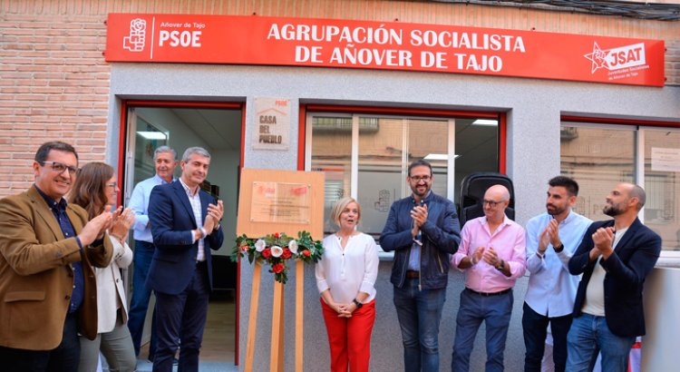 Los socialistas inauguran la nueva Casa del Pueblo de Añover de Tajo