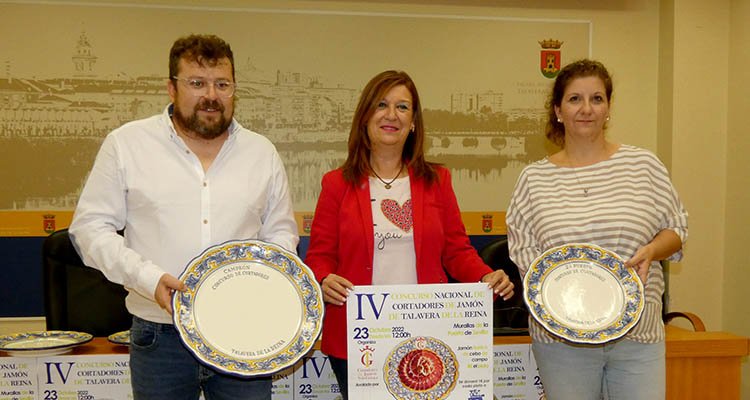 Concurso solidario de cortadores de jamón en Talavera