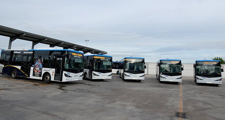 Cinco nuevos autobuses urbanos sostenibles y eficientes para Talavera