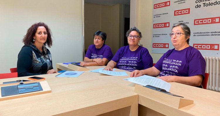 Las seis sedes de CCOO en la provincia de Toledo serán ‘Punto Violeta’