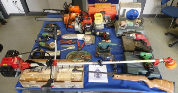 Desarticulado un grupo delictivo que robaba herramientas en Talavera de la Reina