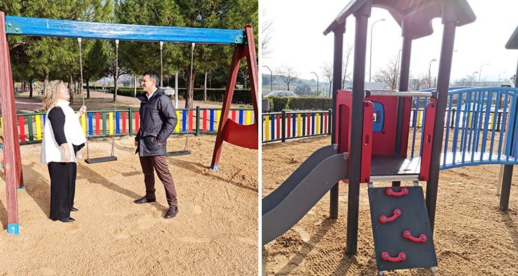 Finaliza la renovación del parque infantil de la avenida del Madroño de Toledo