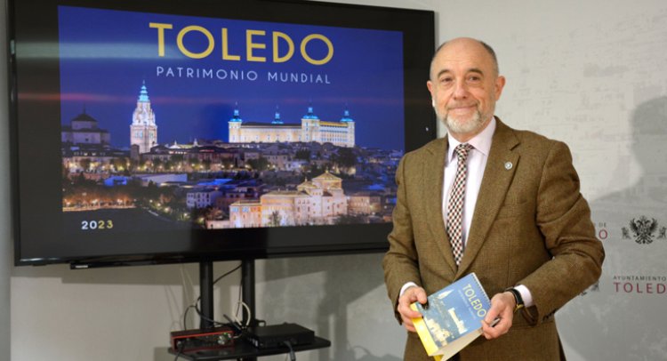 La panorámica nocturna más bonita del mundo, portada del calendario de Toledo