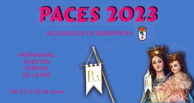 Programación Fiestas de las Paces 2023 en Aldeanueva de Barbarroya