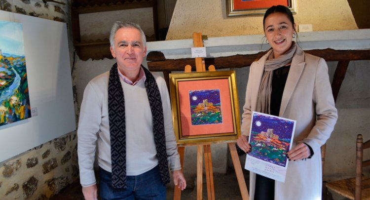 El pintor Fidel María Puebla expone en Santa María de Melque la muestra ‘Caminos de vida’