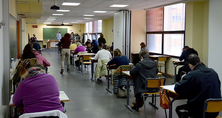 Primera semana de exámenes del curso 2022/23 en la UNED de Talavera
