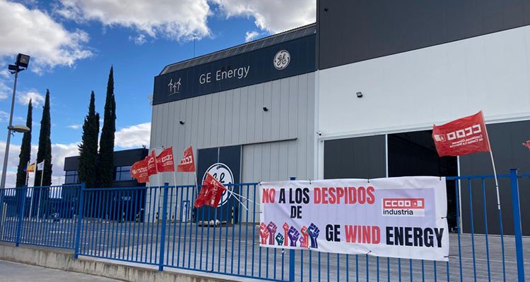 Movilización y huelga en Noblejas contra el ERE de General Electric