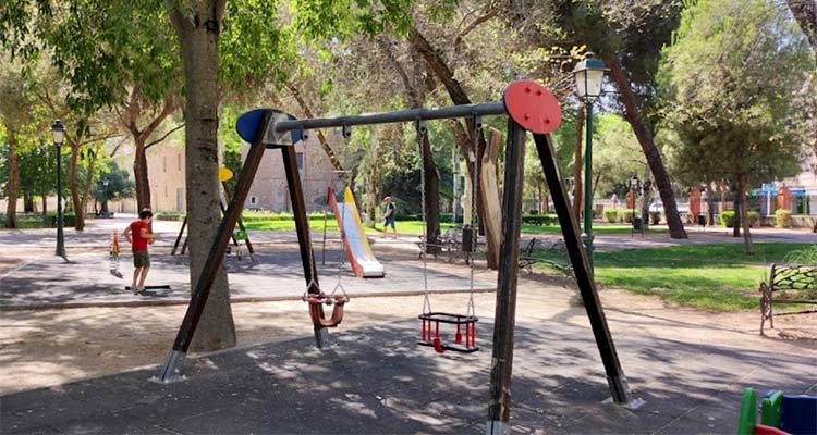 Los tres parques infantiles de los Jardines del Prado serán reformados
