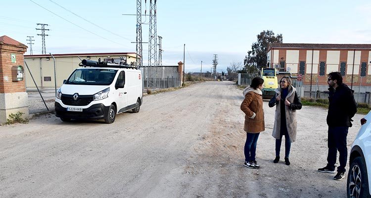 Se reinician en Talavera las obras de arreglo de caminos