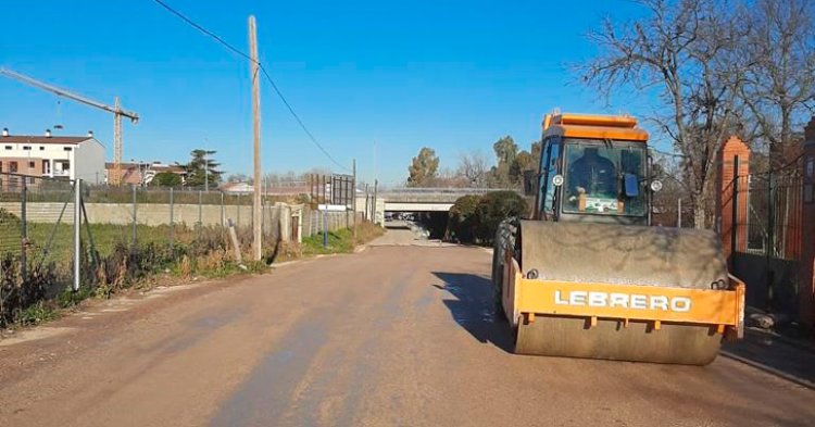 Avanzan en Talavera los trabajos de reparación de los caminos afectados por las tormentas