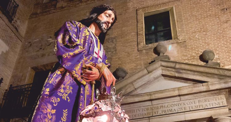 El Cristo Nazareno de Santiago del Arrabal, protagonista del cartel de la Semana Santa Toledana