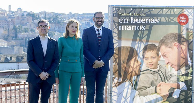 Castilla-La Mancha en buenas manos, eslogan de la precampaña electoral del PSOE