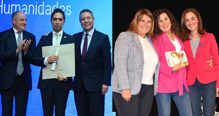 La Facultad de Ciencias Sociales de Talavera, orgullosa por sus dos docentes premiados