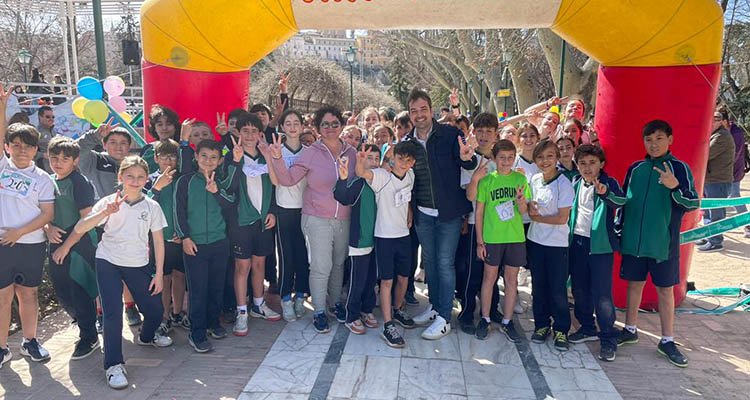 Exitoso maratón solidario del colegio Virgen del Carmen de Toledo