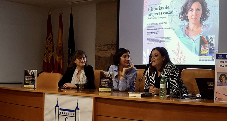 Cristina Campos presenta en Toledo su libro finalista del Premio Planeta