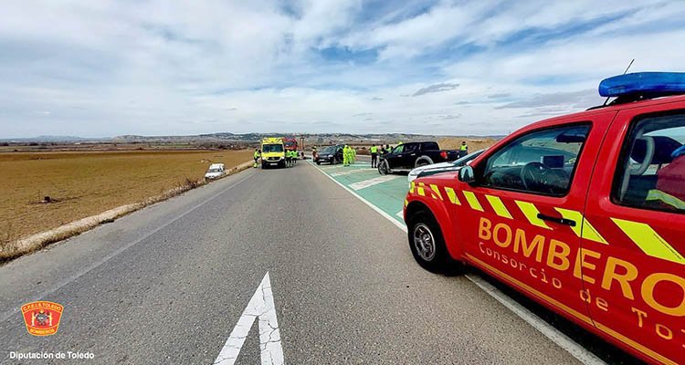Dos muertos y tres heridos en un accidente de tráfico en Méntrida