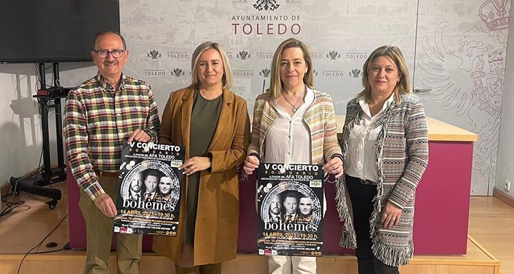 Concierto de Les Bohemes en Toledo a favor de la Asociación de Alzheimer