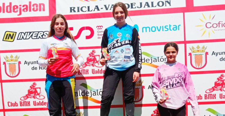 Zaira Vargas, del BMX Talavera, obtiene el oro en la localidad zaragozana de Ricla