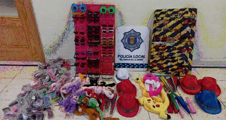 La Policía Local de Talavera luchó contra la venta ilegal en el recinto ferial