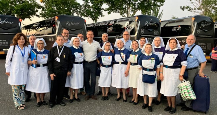 Quinientas personas parten de Toledo para la peregrinación de la Hospitalidad de Lourdes