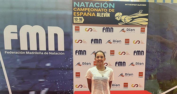 La talaverana Aitana Ballesteros, triple finalista en el Nacional alevín