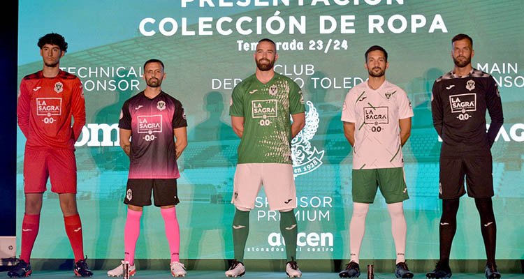 El CD Toledo presenta sus equipaciones para la temporada 2023/24