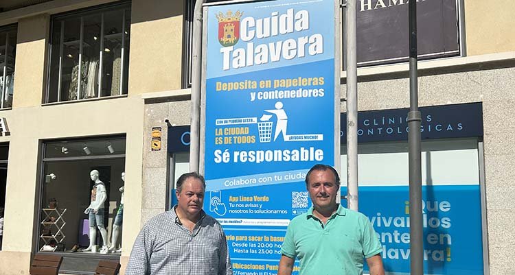 Activan en Talavera una campaña de concienciación sobre limpieza viaria