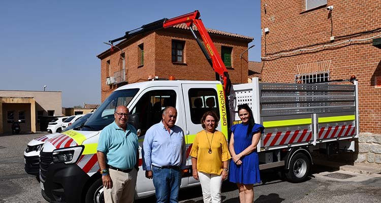 Nuevo camión para las brigadas de carreteras de la Diputación de Toledo