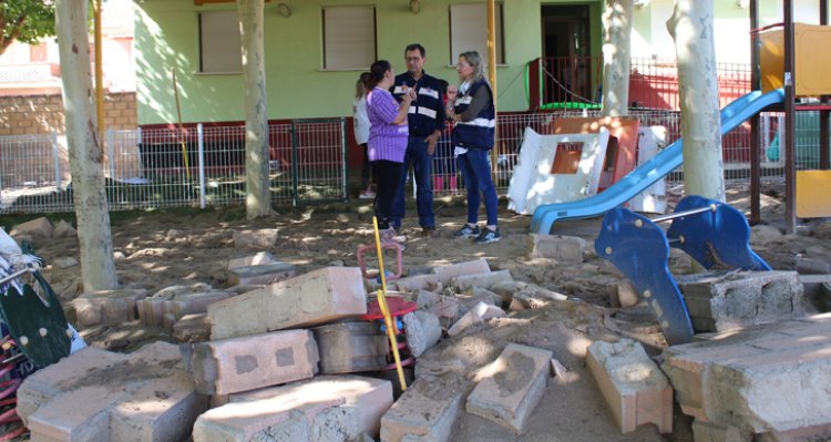La Delegación de la Junta en Toledo comprueba los graves daños causados por la DANA