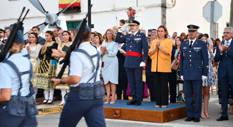 Villatobas celebra su tradicional acto de homenaje al Ejército del Aire y del Espacio