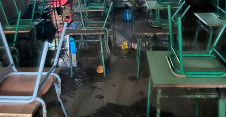 Las últimas lluvias retrasan la apertura del colegio de San Juan Bautista de Cobeja