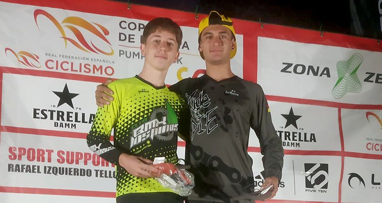 Los talaveranos Ángel y Armando Heras, oro y plata en la Copa de España de Pump Track