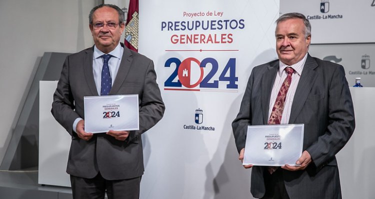El presupuesto de Castilla-La Mancha para 2024 asciende a 12.473 millones de euros