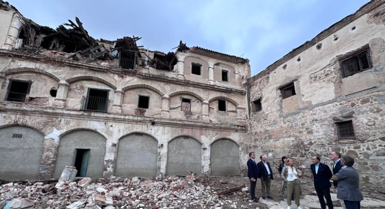 El Ayuntamiento de Talavera ya está actuando para apuntalar la Casa de los Canónigos