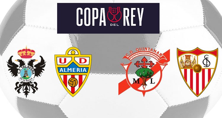 CF Talavera-UD Almería, el 31 de octubre; CD Quintanar-Sevilla FC, el 1 de noviembre