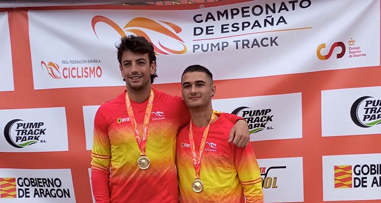 Alejandro Alcojor y Ángel Heras reeditan el título de campeones de España de Pump Track