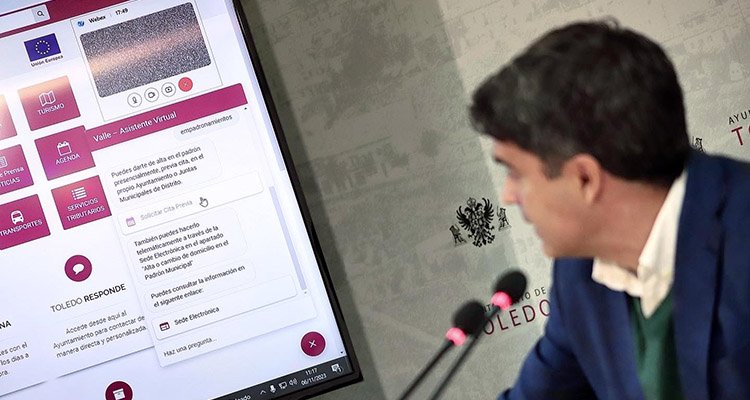 El Ayuntamiento de Toledo estrena 'Valle', una asistente virtual en la web municipal