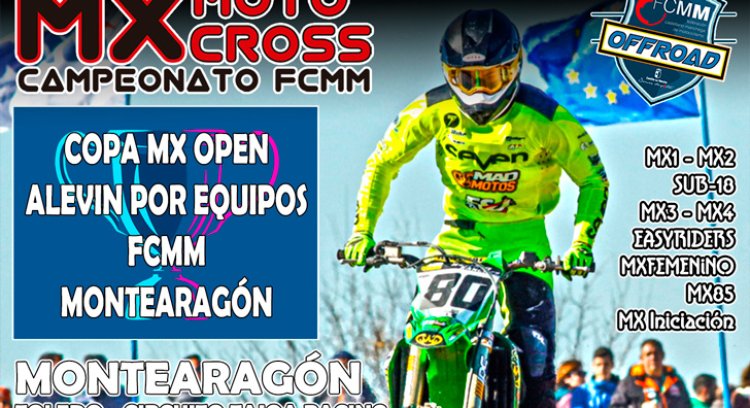 El circuito de Montearagón acoge la última prueba puntuable del campeonato regional de MX