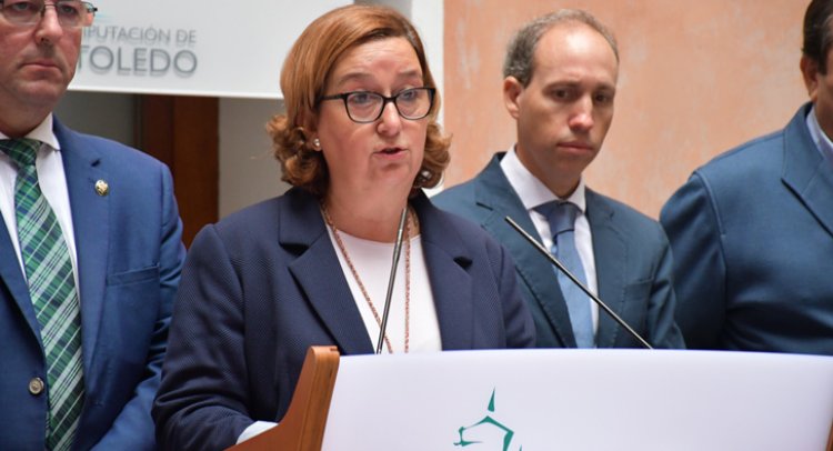 La presidenta de la Diputación de Toledo destaca el consenso entre los grupos políticos