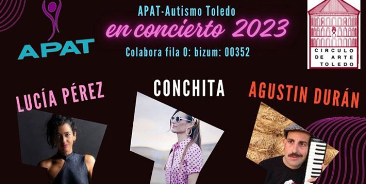 El Círculo de Arte de Toledo acoge este domingo el concierto solidario a favor de la APAT