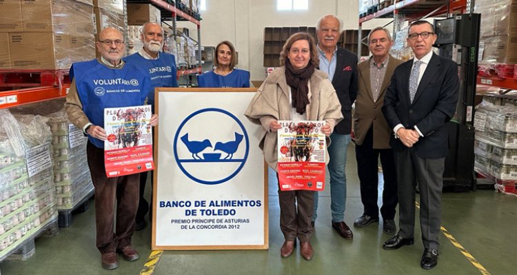 La Escuela Taurina de la Diputación de Toledo realiza una clase práctica en favor del Banco de Alimentos